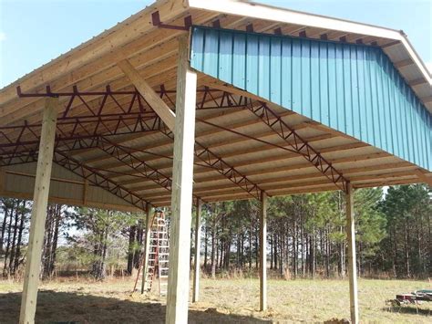 used metal chicken house trusses for sale|20 ft lean to truss.